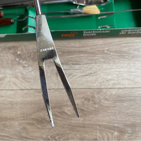 Vintage New Androck Barbecue tool set 5 pieces BBQ utensils made in Canada - Picture 4 of 6